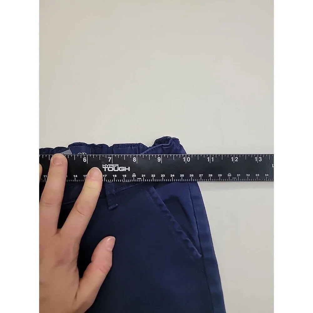 Children's Place Girls Size 8 Navy Blue Uniform Pants Adjustable Waist‎ School